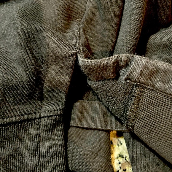 XS / All Saints Navarre Roll Neck Oversized Sweatshirt w/Split Hem - Picture 6 of 8